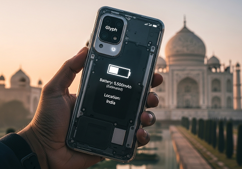 ناتینگ فون (۳) در هند با باتری ۵۵۰۰ میلی‌آمپر ساعتی عرضه می‌شه